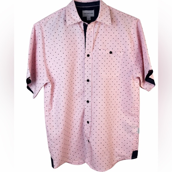 Daniel Hechter Other - Distortion Button Down Shirt Boys 14/16 – Pink.  Valentines Day Suave